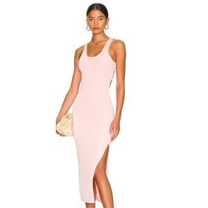 ALL THE WAYS Marissa Midi Dress in Pink NWT Size Small